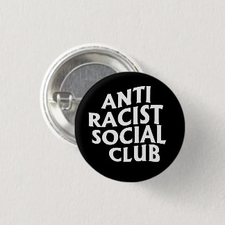 Badge Rond 2,50 Cm Sticker rond Anti-Racist Club Classic