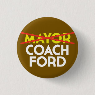 Badge Rond 2,50 Cm <strike>Maire</strike> Car Ford