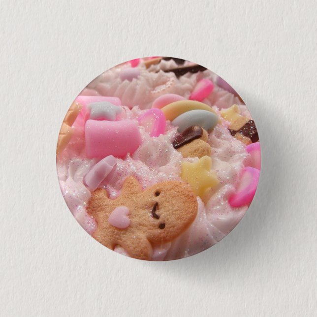 Badge Rond 2,50 Cm Sucrerie Deco (Devant)