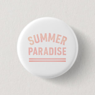 Badge Rond 2,50 Cm Summer Paradise T-Shirt - Pastel Styl