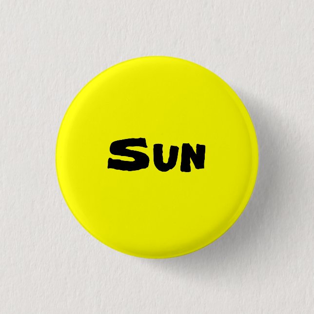 Badge Rond 2,50 Cm Sun (Devant)