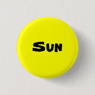 Badge Rond 2,50 Cm Sun