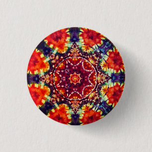 Badge Rond 2,50 Cm Sun Mandala