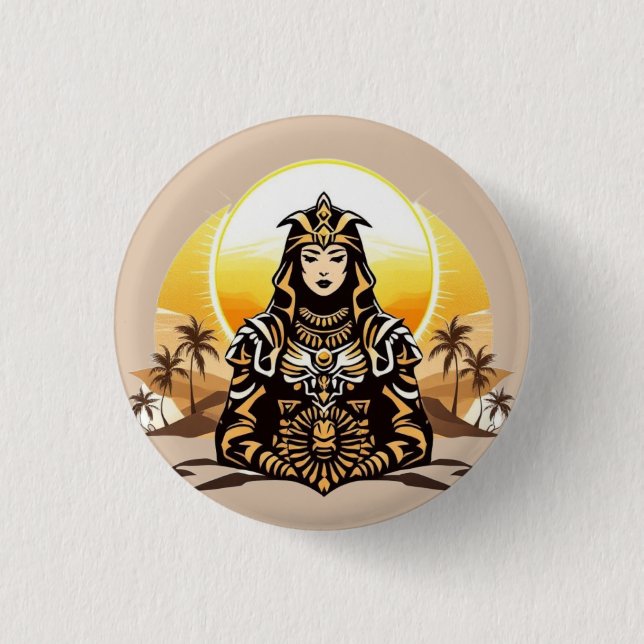Badge Rond 2,50 Cm Sun Priestess (Devant)