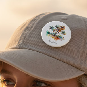 Badge Rond 2,50 Cm Sunset Grove, sur mesure