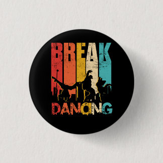 Badge Rond 2,50 Cm Sunset Hip hop Urban Dance Breakdancer Street Art