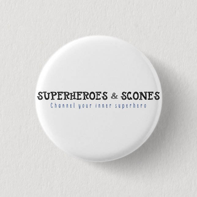 Badge Rond 2,50 Cm Superhéros interne SnS (Devant)