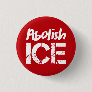 Badge Rond 2,50 Cm Supprimer la glace | Blanc sur rouge