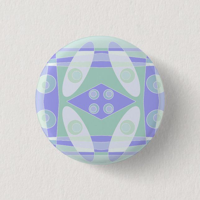 Badge Rond 2,50 Cm Surf Abstrait violet vert (Devant)