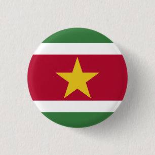 Badge Rond 2,50 Cm Suriname Flag