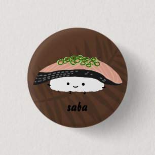 Badge Rond 2,50 Cm Sushi de Saba