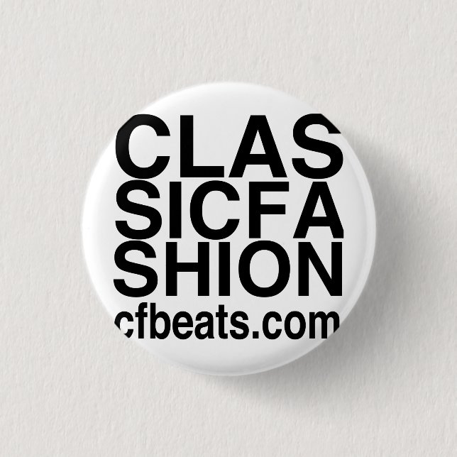 Badge Rond 2,50 Cm Svp pressez-moi (Devant)