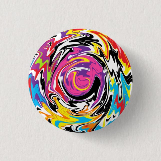 Badge Rond 2,50 Cm Swirl (Devant)