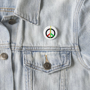 BADGE ROND 2,50 CM SYMBOLE DE PAIX