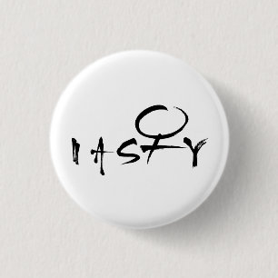 Badge Rond 2,50 Cm Symbole féminin de Nasty Woman