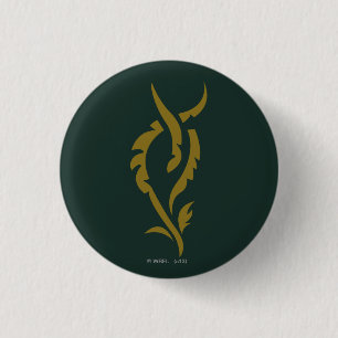 Badge Rond 2,50 Cm Symbole floral TAURIEL™