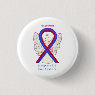 Badge Rond 2,50 Cm Syndrome du coeur gauche Hypoplastique Pins à rub