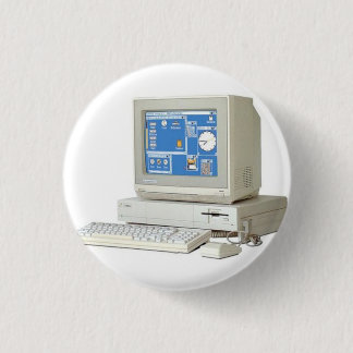 Badge Rond 2,50 Cm Système informatique de la famille Amiga