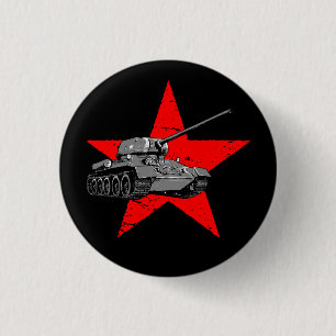 Badge Rond 2,50 Cm T-34-85 Char moyen soviétique