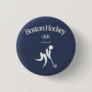 Badge Rond 2,50 Cm T-shirt du club de hockey de Boston