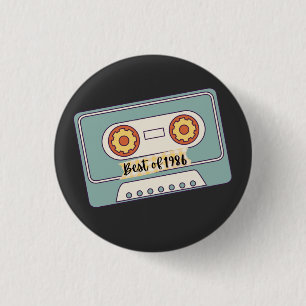 Badge Rond 2,50 Cm T-shirt en forme noire