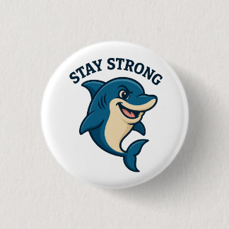 Badge Rond 2,50 Cm T-Shirt Splash Stay Strong