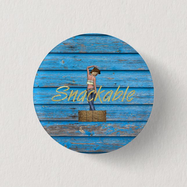 Badge Rond 2,50 Cm T-shirts pour femmes snackables TEE (Devant)