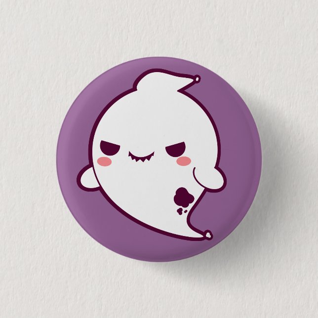 Badge Rond 2,50 Cm Tache le fantôme (Devant)