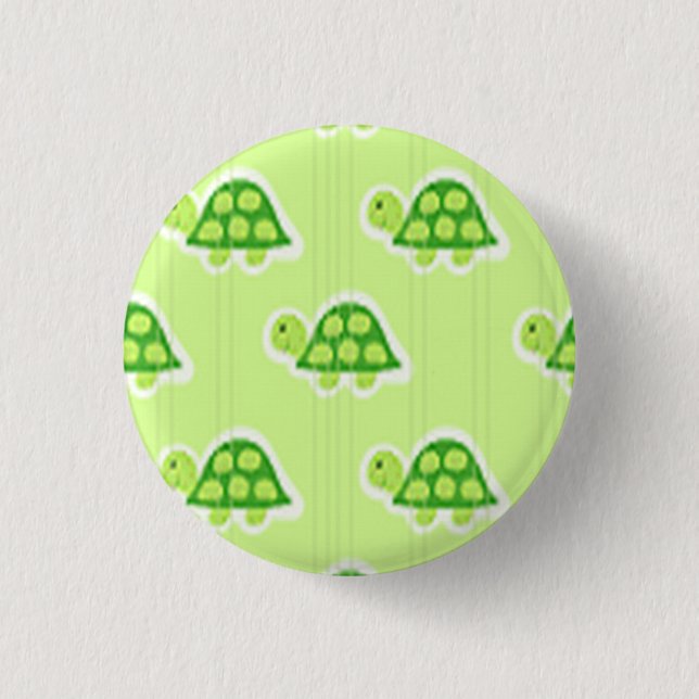 Badge Rond 2,50 Cm Talent de tortue (Devant)