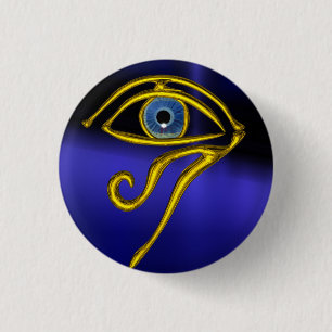 Badge Rond 2,50 Cm Talisman bleu