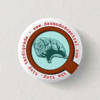Badge Rond 2,50 Cm Tardigrade magnifié