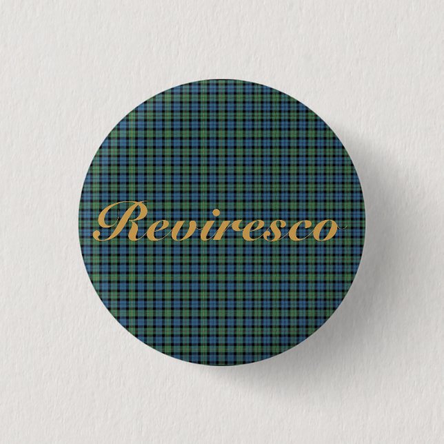 Badge Rond 2,50 Cm Tartan antique McEwen (MacEwen) (Devant)