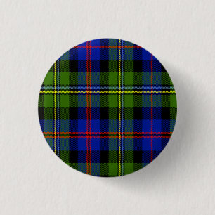 Badge Rond 2,50 Cm Tartan d'écossais de Malcolm