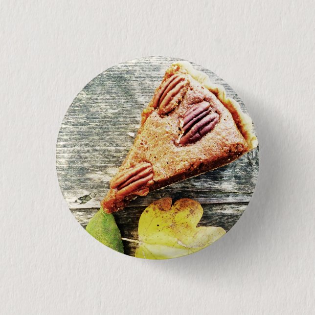 Badge Rond 2,50 Cm tarte aux noix de pécan (Devant)