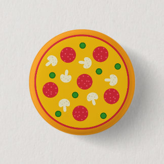 Badge Rond 2,50 Cm Tarte Pizza