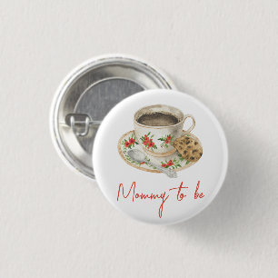 Badge Rond 2,50 Cm Tasse à café Un bébé est en train de brasser - Mam