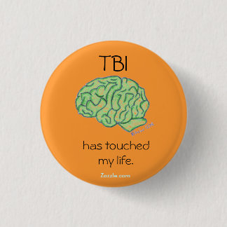 Badge Rond 2,50 Cm "TBI bouton a touché ma vie"