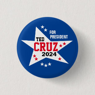 Badge Rond 2,50 Cm Ted Cruz 2024
