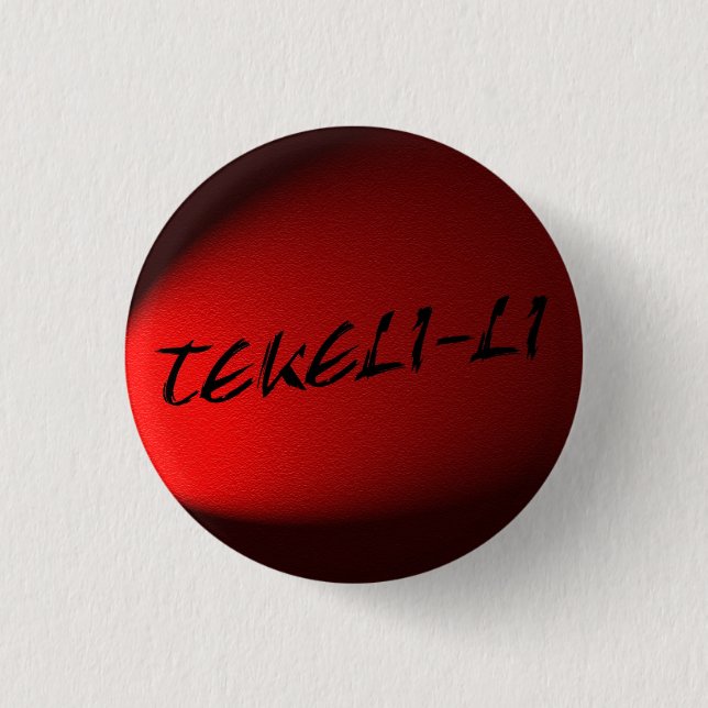 Badge Rond 2,50 Cm Tekeli (Devant)