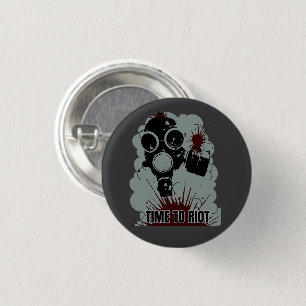 Badge Rond 2,50 Cm Temps de révolte