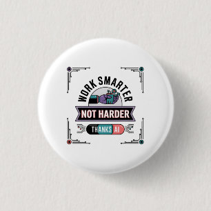 Badge Rond 2,50 Cm Tendances technologiques Geeks modernes Transforma