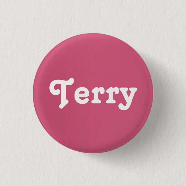 Badge Rond 2,50 Cm Terry bouton (Devant)