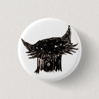 Badge Rond 2,50 Cm Tête de bande dessinée de poissons de Marley