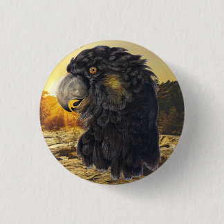 Badge Rond 2,50 Cm Tête d'oiseau