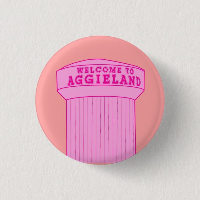 Badge Rond 2,50 Cm Texas A&M  Gameday Button (Devant)