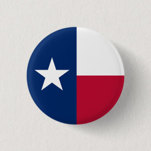 Badge Rond 2,50 Cm Texas State Flag USA