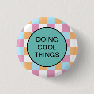 Badge Rond 2,50 Cm Texte personnalisé amusant