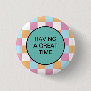 Badge Rond 2,50 Cm Texte personnalisé amusant