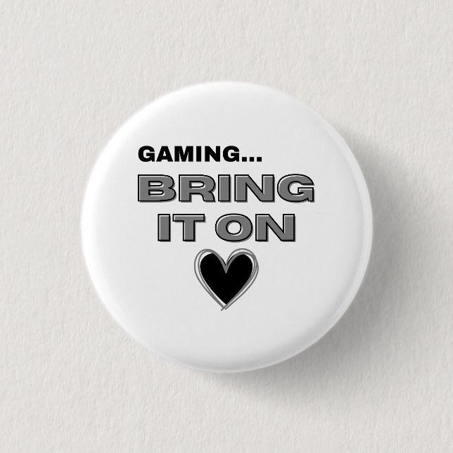 Badge Rond 2,50 Cm The Gamer  (Devant)