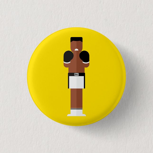 Badge Rond 2,50 Cm The Greatest – Boxing Legend Button (Devant)